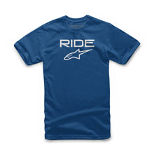 Load image into Gallery viewer, ALPINESTARS RIDE 2.0 TEE ROYAL BLUE/WHITE 2X 1038-72000-7920-2XL