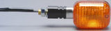K&S UNIVERSAL SIGNAL LIGHTS CHROME W/AMBER LENS 25-7002
