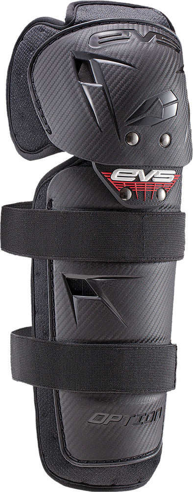 EVS OPTION KNEE PADS BLACK ADULT OPTK16-BK-A