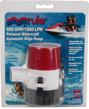 Load image into Gallery viewer, RULE AUTOMATIC BILGE PUMP 500 GPH 25SA-6WC-atv motorcycle utv parts accessories gear helmets jackets gloves pantsAll Terrain Depot