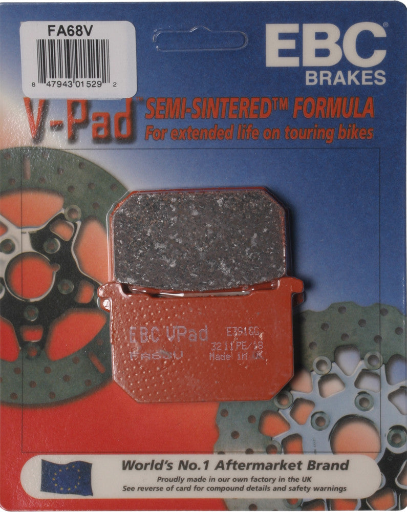 EBC BRAKE PADS V-SERIES FA68V-atv motorcycle utv parts accessories gear helmets jackets gloves pantsAll Terrain Depot