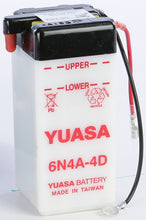 Load image into Gallery viewer, YUASA BATTERY 6N4A-4D CONVENTIONAL YUAM26A4B-atv motorcycle utv parts accessories gear helmets jackets gloves pantsAll Terrain Depot
