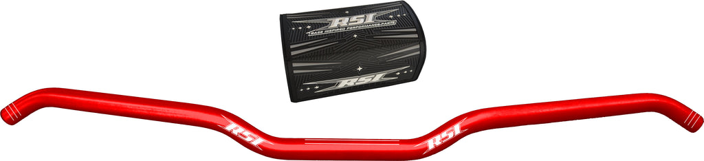 RSI HUSTLER 7/8" HANDLEBAR 1" RISE RACE RED T6-10R-RR
