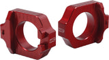 WORKS AXLE BLOCKS ELITE YAM RED 17-285