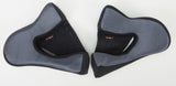 GMAX GM-44 CHEEK PADS 20MM GREY LG G999661