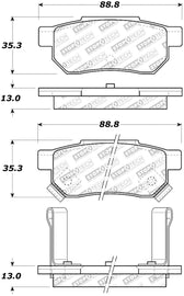StopTech Street Select Brake Pads - Front