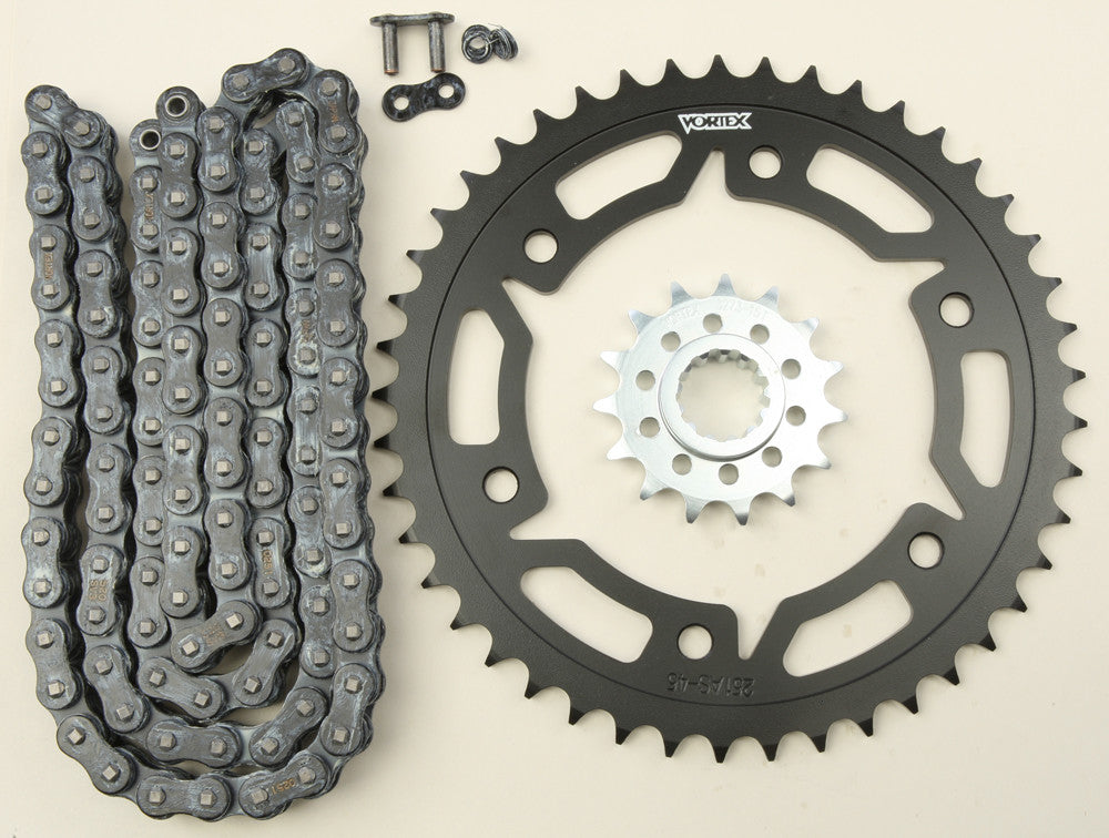 VORTEX SPROCKET/CHAIN KIT BLACK CK6345-atv motorcycle utv parts accessories gear helmets jackets gloves pantsAll Terrain Depot