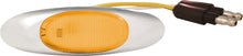 Load image into Gallery viewer, GROTE MICRONOVA OVAL LED AMBER CLEAR LENS W/CHROME BEZEL 47983