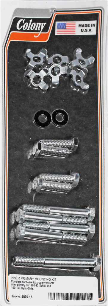 COLONY MACHINE INNER PRIMARY MOUNT KIT SOFTAIL 86-93 DYNA 91-93 9870-16