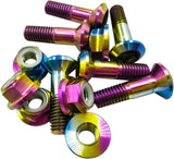 FLO MOTORSPORTS TITANIUM SPROCKET BOLTS JET FUEL FLO701JET