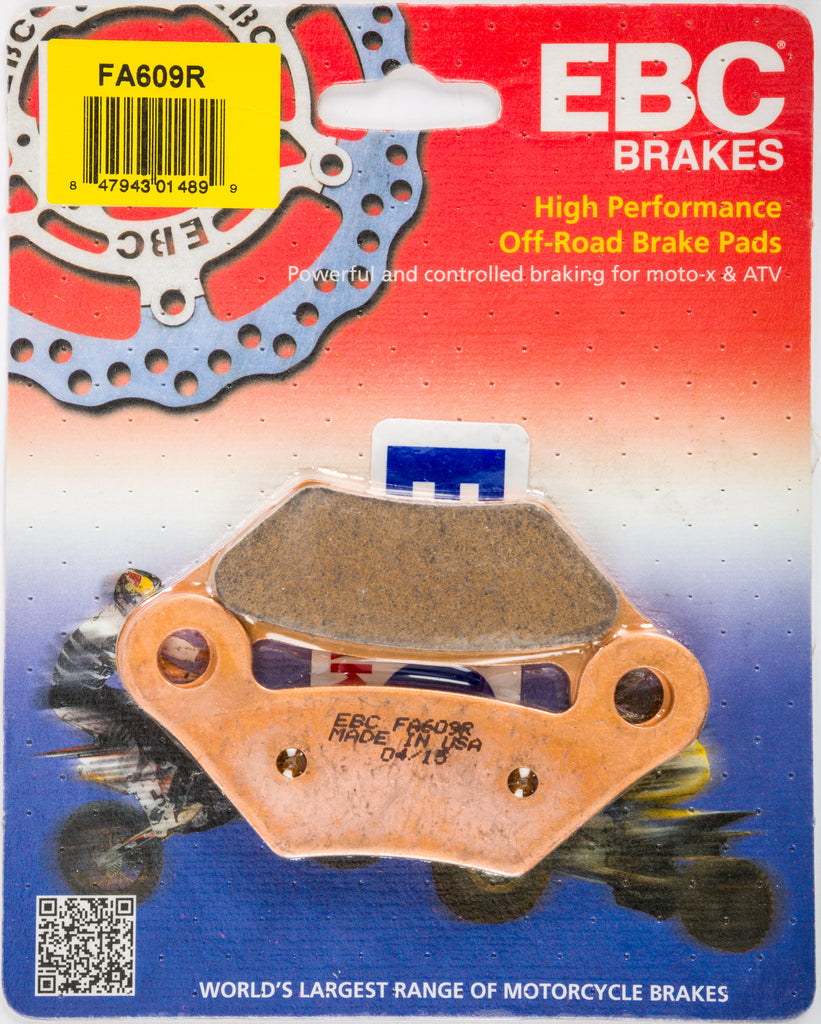 EBC BRAKE PADS FA609R-atv motorcycle utv parts accessories gear helmets jackets gloves pantsAll Terrain Depot