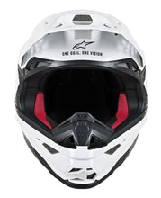 Load image into Gallery viewer, ALPINESTARS S.TECH S-M8 HELMET GLOSSY WHITE XL 8300719-2180-X