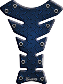 KEITI TANK PAD DIAMOND PLATE BLUE KT8350B