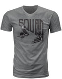 FLY RACING FLY SQUAD TEE HEATHER MD 351-0796M
