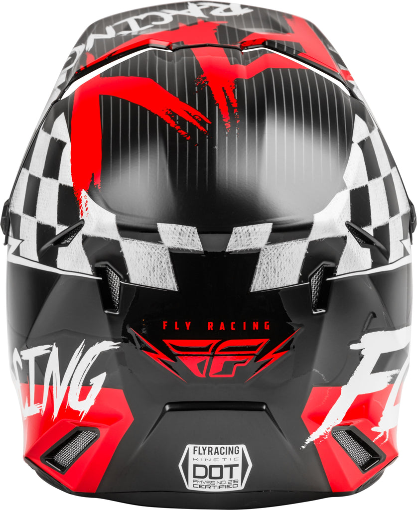 FLY RACING KINETIC SKETCH HELMET RED/BLACK/GREY YM 73-3462YM