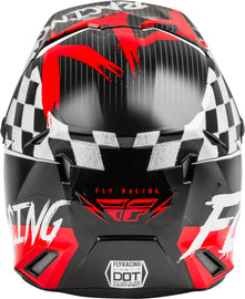 FLY RACING KINETIC SKETCH HELMET RED/BLACK/GREY YM 73-3462YM