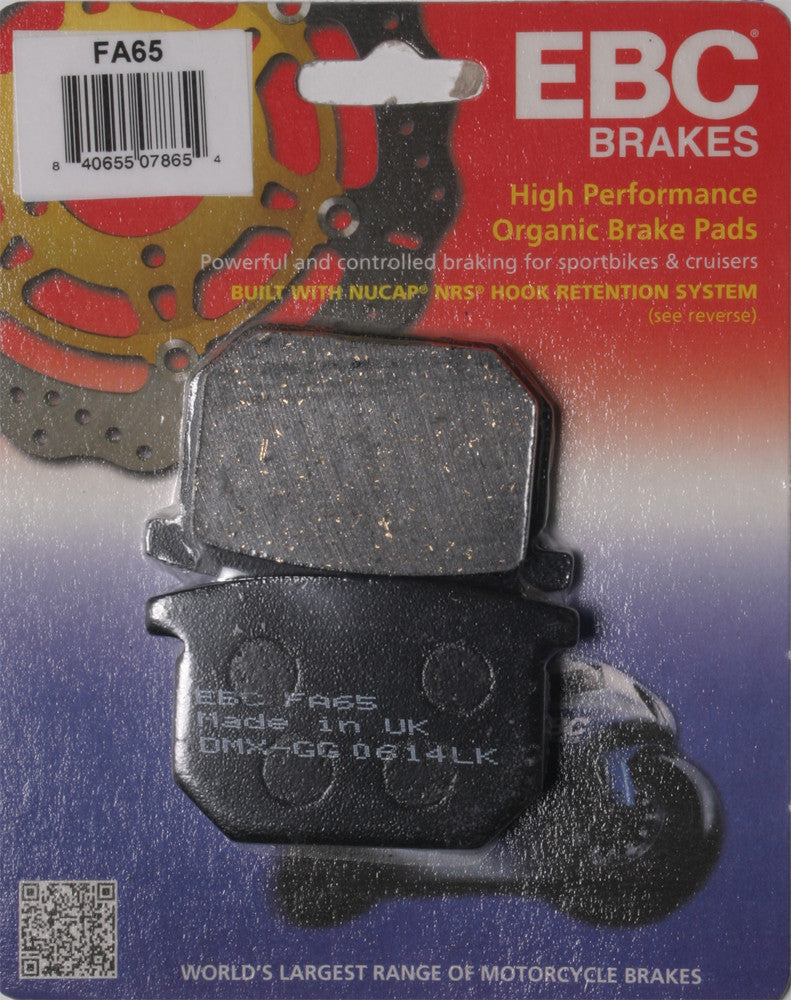 EBC BRAKE PADS FA65-atv motorcycle utv parts accessories gear helmets jackets gloves pantsAll Terrain Depot
