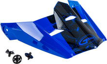 Load image into Gallery viewer, GMAX VISOR W/SCREWS DOMINANT MX-46 BLUE/BLACK/WHITE XS-SM G046899