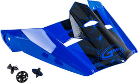 GMAX VISOR W/SCREWS DOMINANT MX-46 BLUE/BLACK/WHITE XS-SM G046899