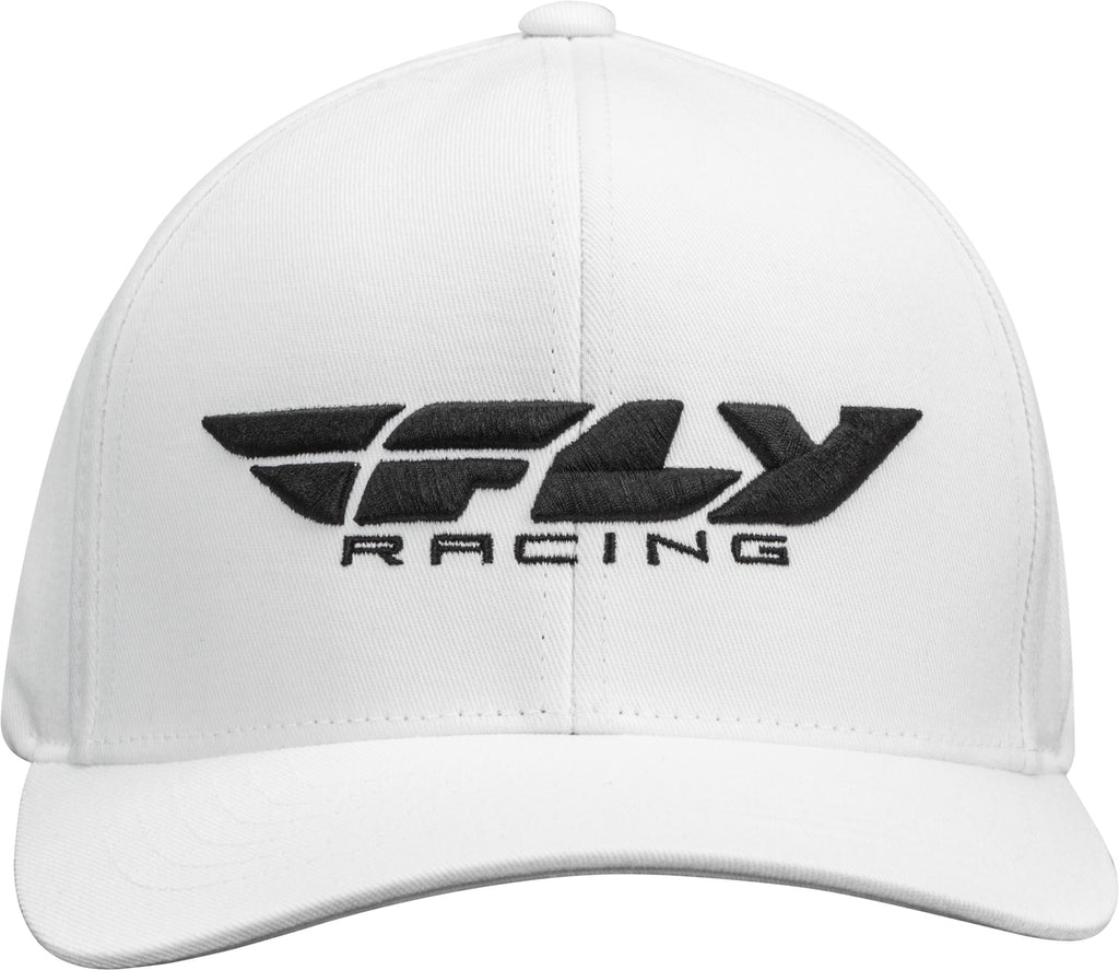 FLY RACING FLY PODIUM HAT WHITE YOUTH 351-0384Y-atv motorcycle utv parts accessories gear helmets jackets gloves pantsAll Terrain Depot