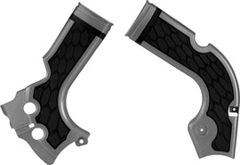 ACERBIS X-GRIP FRAME GUARD SILVER/BLACK 2374241015-atv motorcycle utv parts accessories gear helmets jackets gloves pantsAll Terrain Depot