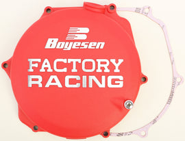 BOYESEN FACTORY RACING CLUTCH COVER RED CC-26AR