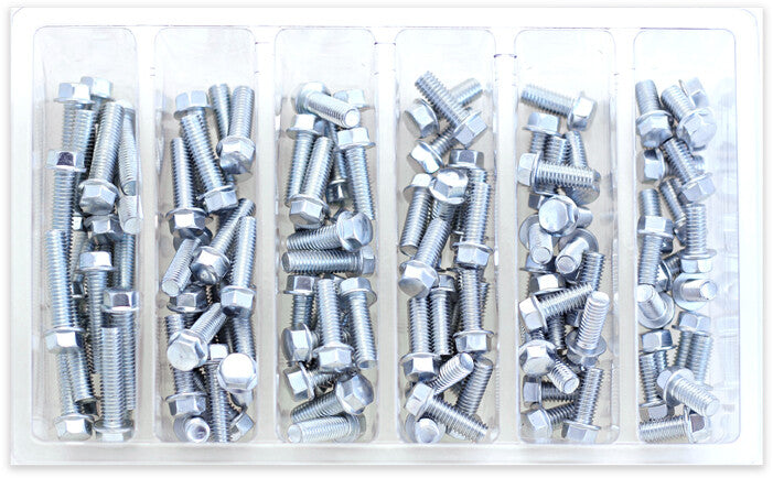 BOLT M6 8MM HEX FLANGE BOLT ASST 1 SV-M6HEXF-1