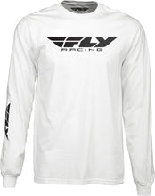 Load image into Gallery viewer, FLY RACING FLY CORPORATE L/S TEE WHITE SM 352-4144S-atv motorcycle utv parts accessories gear helmets jackets gloves pantsAll Terrain Depot