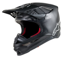 Load image into Gallery viewer, ALPINESTARS S.TECH S-M10 SOLID HELMET CARBON BLACK MD 8300319-1300-M