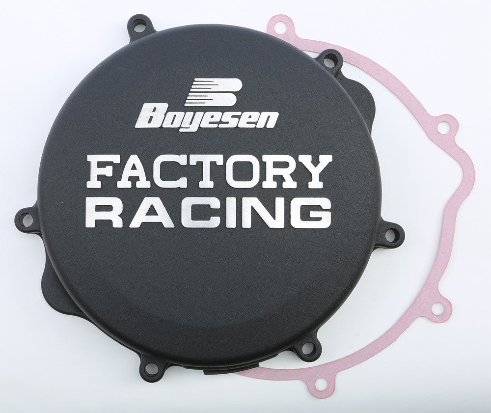 BOYESEN FACTORY RACING CLUTCH COVER BLACK CC-22B