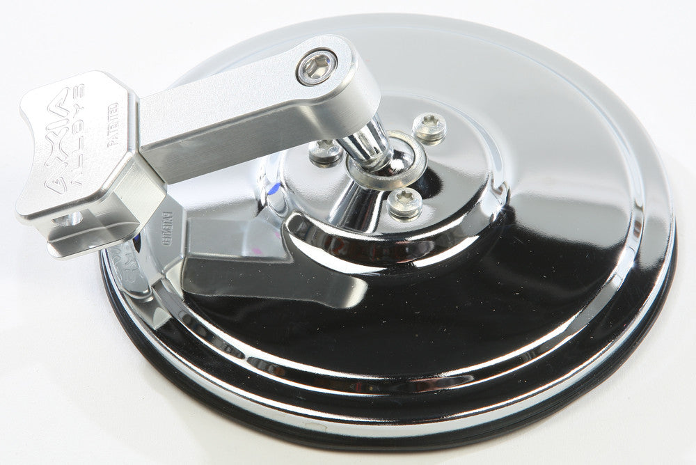 AXIA ROUND FLAT SIDE MIRROR BLACK 5" MOD5FSM-C