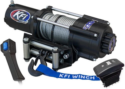 KFI 4500W UTV Series 12v Winch Kit (Wide) - All Terrain Depot