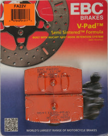 EBC BRAKE PADS V-SERIES FA22V-atv motorcycle utv parts accessories gear helmets jackets gloves pantsAll Terrain Depot