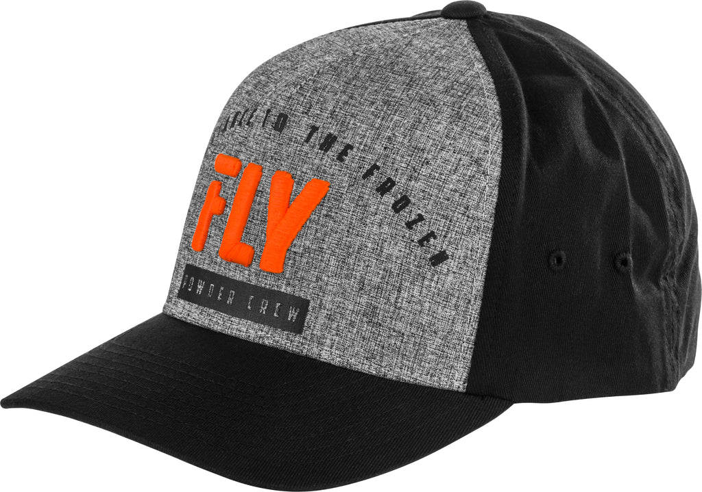 FLY RACING FLY FLEX-FIT POWDER CREW HAT ORANGE SM-MD 351-0598S