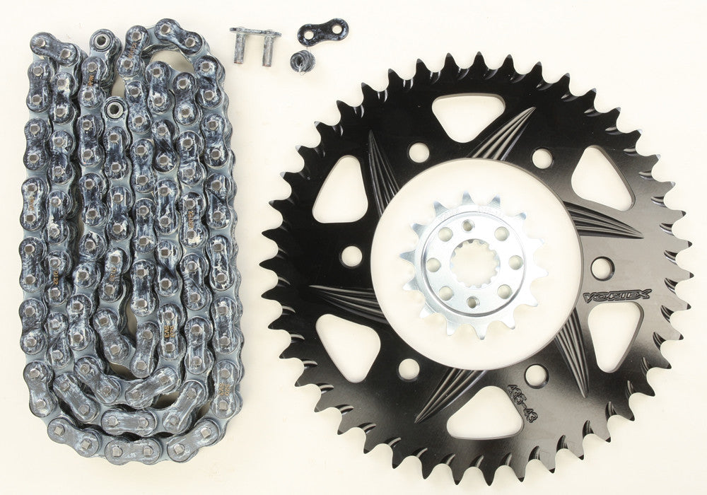 VORTEX SPROCKET/CHAIN KIT BLACK CK4257-atv motorcycle utv parts accessories gear helmets jackets gloves pantsAll Terrain Depot