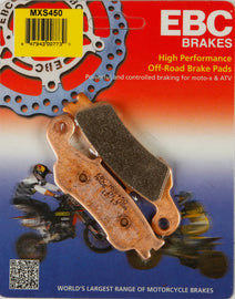 EBC BRAKE PADS MXS450-atv motorcycle utv parts accessories gear helmets jackets gloves pantsAll Terrain Depot