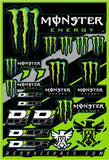 D'COR MONSTER ENERGY DECAL SHEET 40-90-102