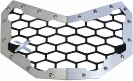 MODQUAD MQ FRONT GRILL BLK/SLV W SLV CAN AM X3 LOGO CA-FG-X3