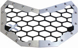 MODQUAD MQ FRONT GRILL BLK/SLV W SLV CAN AM X3 LOGO CA-FG-X3