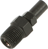 GOODRIDGE SNIPER 2 NPT STRAIGHT MALE ADAPTER BLACK 1/8