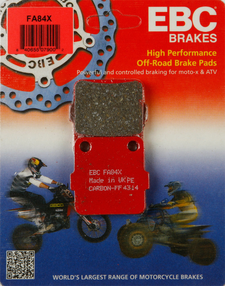 EBC BRAKE PADS FA84X-atv motorcycle utv parts accessories gear helmets jackets gloves pantsAll Terrain Depot