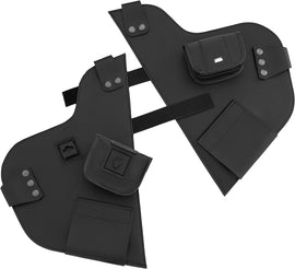 BIG BIKE PARTS PAC-A-DERM BLACK MUSTACHE BAR 14-UP CHIEF RDMSTER SPRINGFIEL V30-205BKC