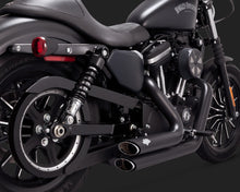 Load image into Gallery viewer, Vance &amp; Hines Shortshots Staggered Exhaust for Harley V-Twin Black 47229