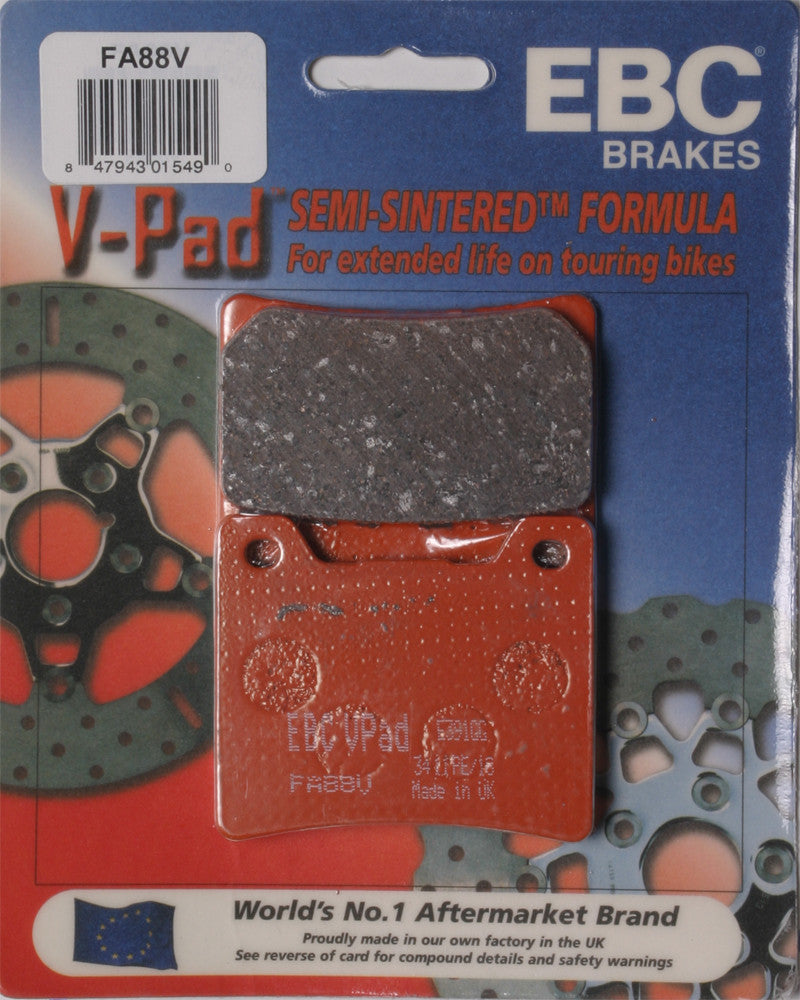 EBC BRAKE PADS V-SERIES FA88V-atv motorcycle utv parts accessories gear helmets jackets gloves pantsAll Terrain Depot