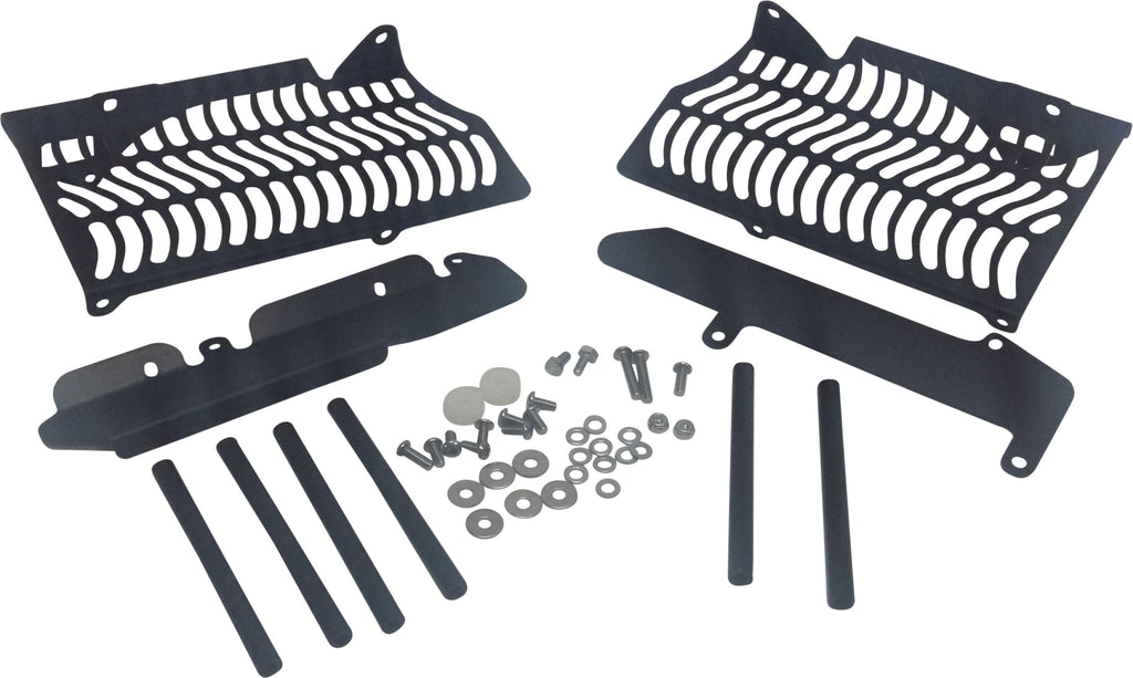 UNABIKER RADIATOR GUARD BLACK HONDA CRF450R '15-16 HF450R7-B