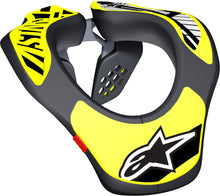 Load image into Gallery viewer, ALPINESTARS YOUTH NECK SUPPORT BLACK/YELLOW 6540118-155