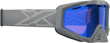 Load image into Gallery viewer, EKS BRAND SNOW X GREY/SILVER DUAL VENTED PERSIMMON BLUE MIRROR 067-10908