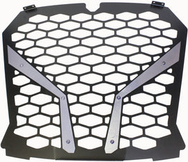 MODQUAD FRONT GRILL FULL SILVER RZR-FG-XP1KS-BLK
