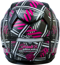 Load image into Gallery viewer, GMAX MD-01S MODULAR PINK RIBBON RIDERS SNOW HELMET BLK/PINK SM G2012404D
