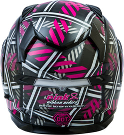 GMAX MD-01S MODULAR PINK RIBBON RIDERS SNOW HELMET BLK/PINK XS G2012403D